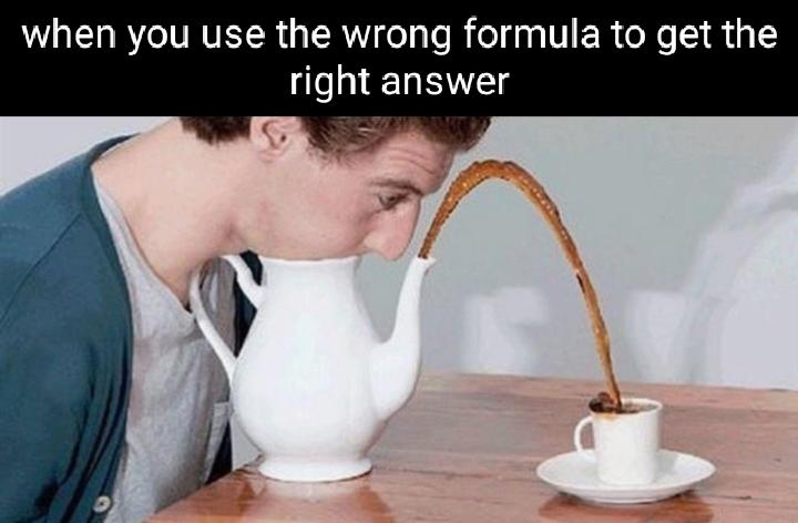 Wrong formula