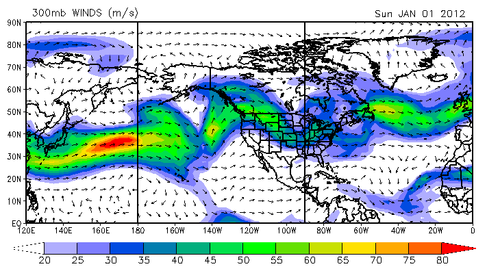 Global Wind Vector Map