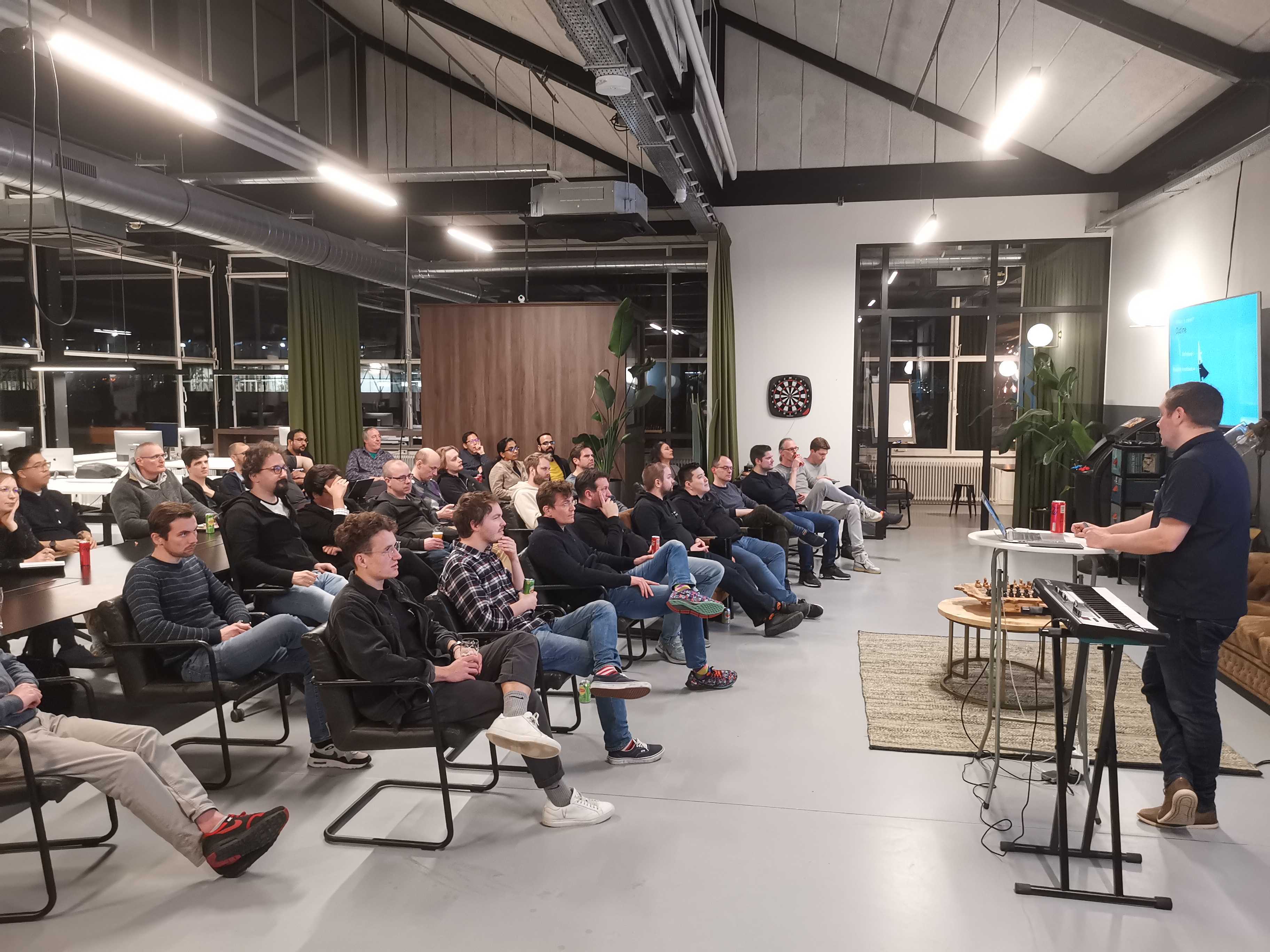 Bert Jan Schrijver — hosting a talk at a Meetup
