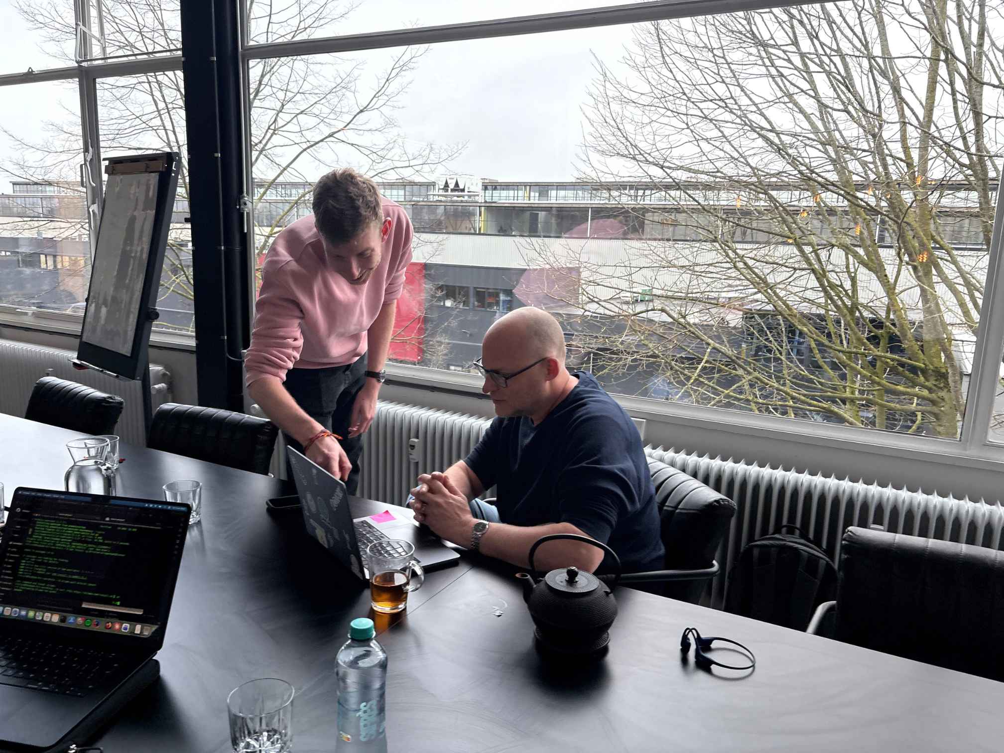 Mauro hosting the AI integration for developers training